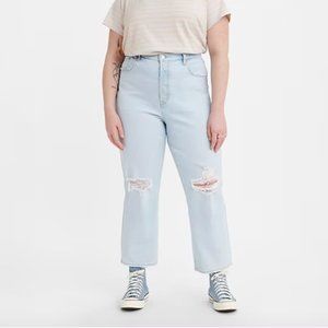 Levi's |  Ribcage Straight Ankle Women's Jeans (Plus Size) | 18W